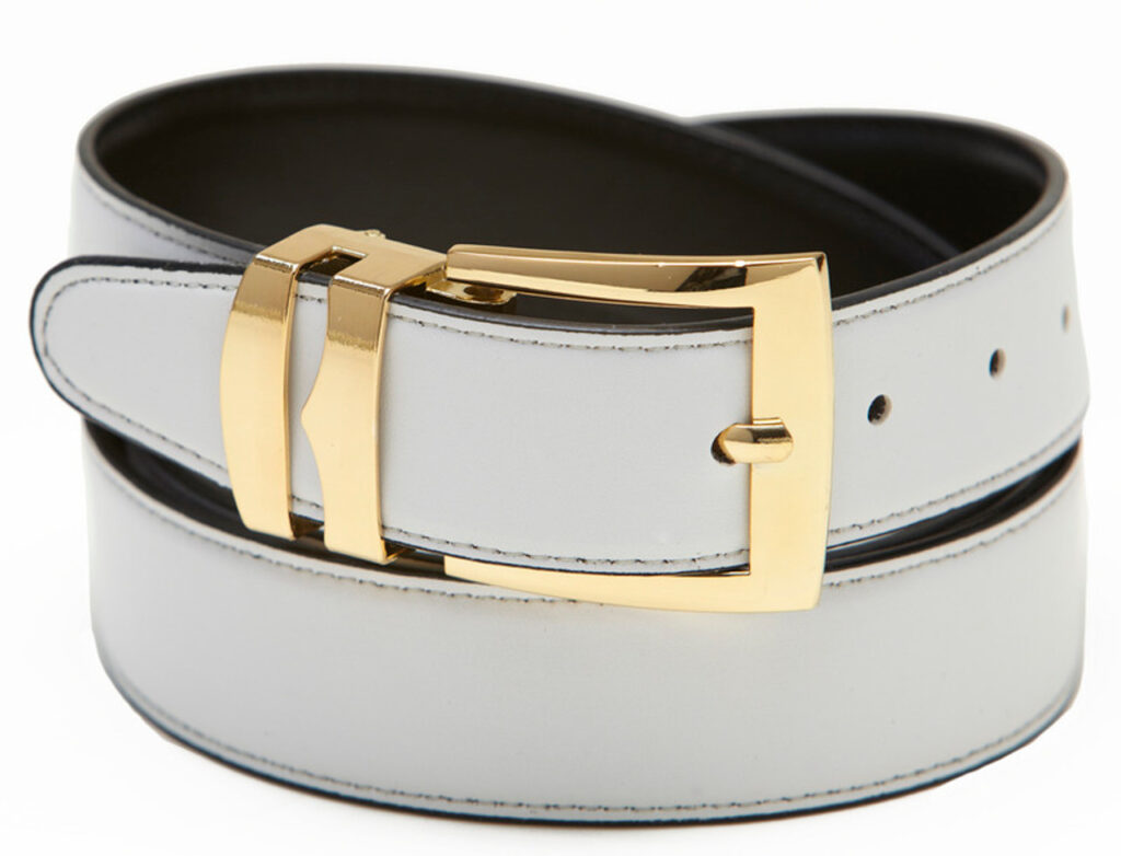 Gold-Tone Buckle WHITE