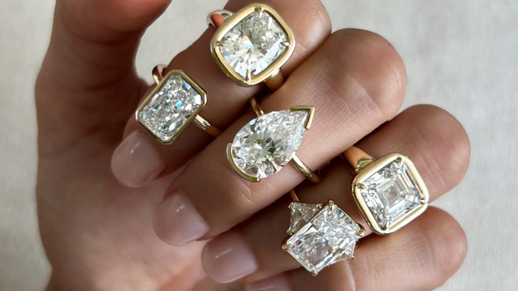 engagement diamond rings