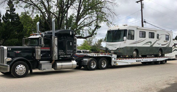 flatbed rv recovery service